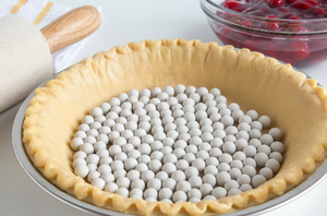 Fox Run Ceramic Pie Weights with Jar 250gm