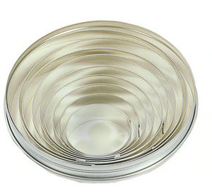 Fox Run Cookie Cutter Set of 9, Round