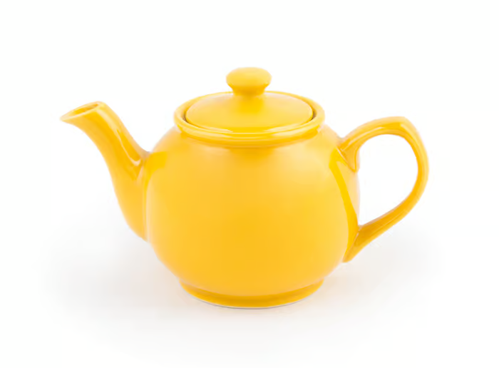 Fox Run Earthenware Teapot 6-Cup, Yellow