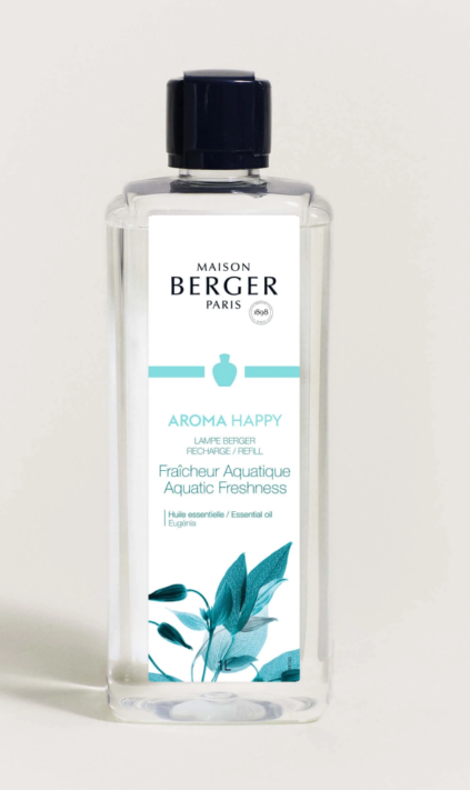 Maison Berger Lamp Fragrance Refill 1L, Aquatic Freshness