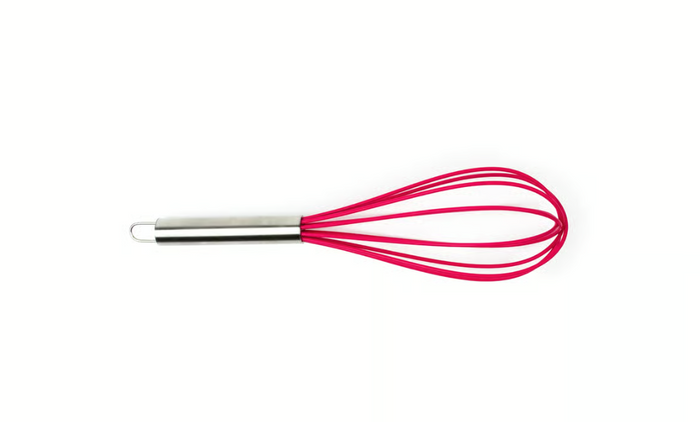 Fox Run Silicone Whisk 11.5 Inch, Raspberry Pink