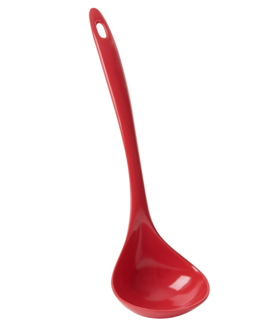Trudeau Melamine Ladle, Red