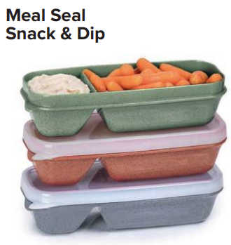 Joie Meal Seal Snack & Dip Set of 3,Terra 53508