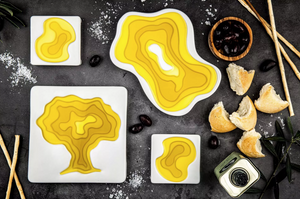 Style de Vie Ceramic Olive Oil Bowl Tree