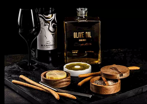 Style de Vie Ceramic Olive Oil Dish, Salt & Pepper Cellar & Butter Dish