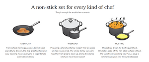 Le Creuset Toughened Nonstick Pro Cookware Set 10-Piece