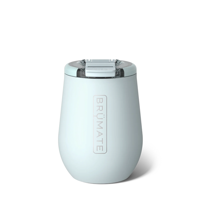 BruMate Uncork'd Wine Tumbler 14oz, Blue Agave