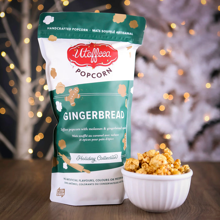 Utoffeea Gingerbread Toffee Popcorn