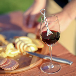 PureWine "The Wand" Wine Filter, 3 Pack Silver