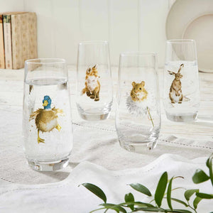 Wrendale Designs Hi-Ball Glass Set of 4