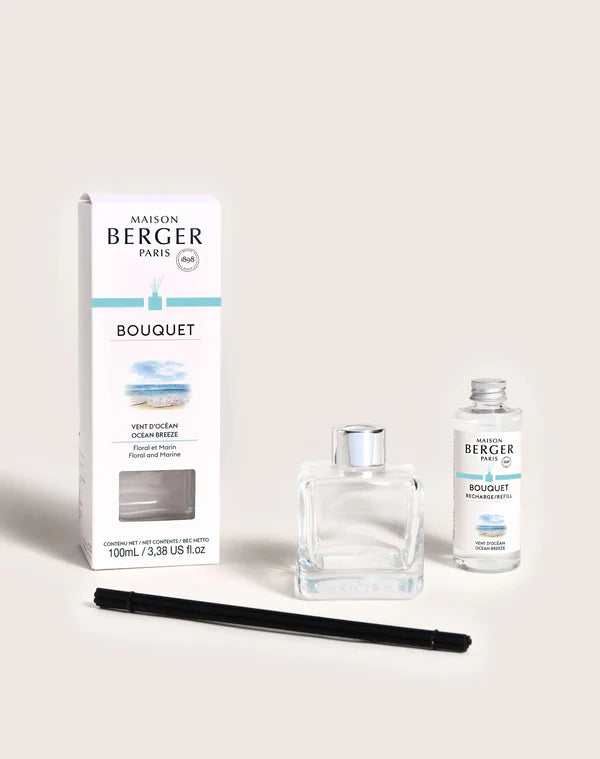 Maison Berger Reed Diffuser Set with Refill, Ocean Breeze