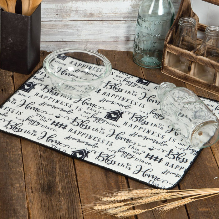 Kay Dee Dish Drying Mat, Farmhouse