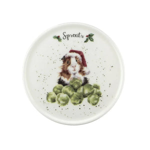 Wrendale Designs Mug & Coaster Set, 'Sprout' Guinea Pig