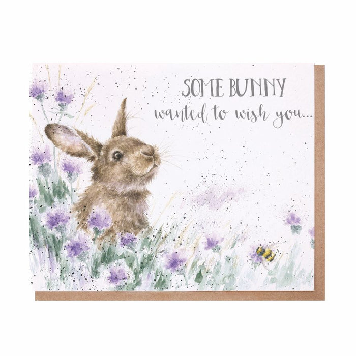 Wrendale Designs Greeting Card, Birthday 'Bunny Wish'