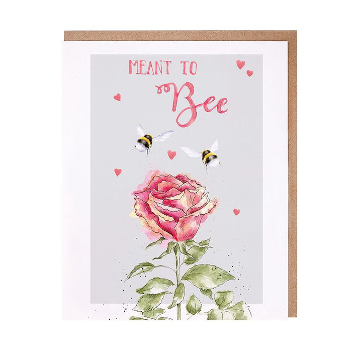 Wrendale Designs Greeting Card, Engagement 'Meant To Bee'