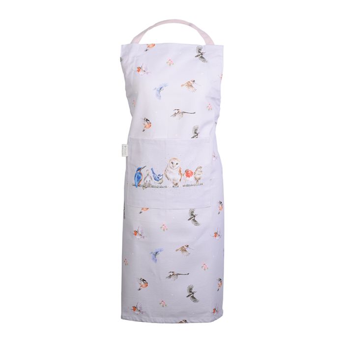 Wrendale Designs Apron Adult, 'Feathered Friends' Bird