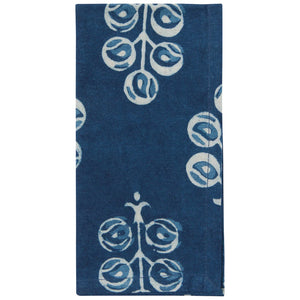 Danica Heirloom Cloth Napkin Set of 4, Hawthorn Block Print
