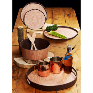 Brilliant Bamboo Bark Plate 25.5 cm