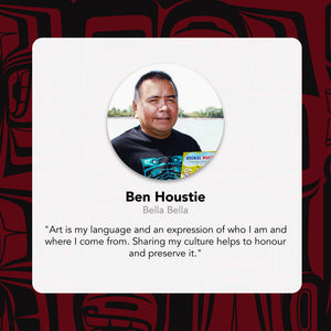 Native Northwest Greeting Card, Song of the Whale