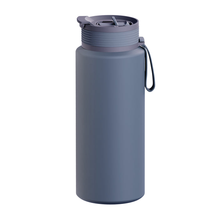 Asobu Boulder Water Bottle 34oz, Slate Grey