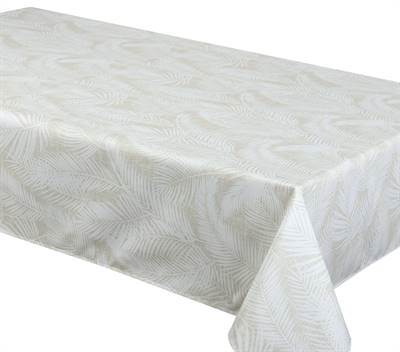 Texstyles Deco Tablecloth 58 x 94 Inch, Cachet Beige