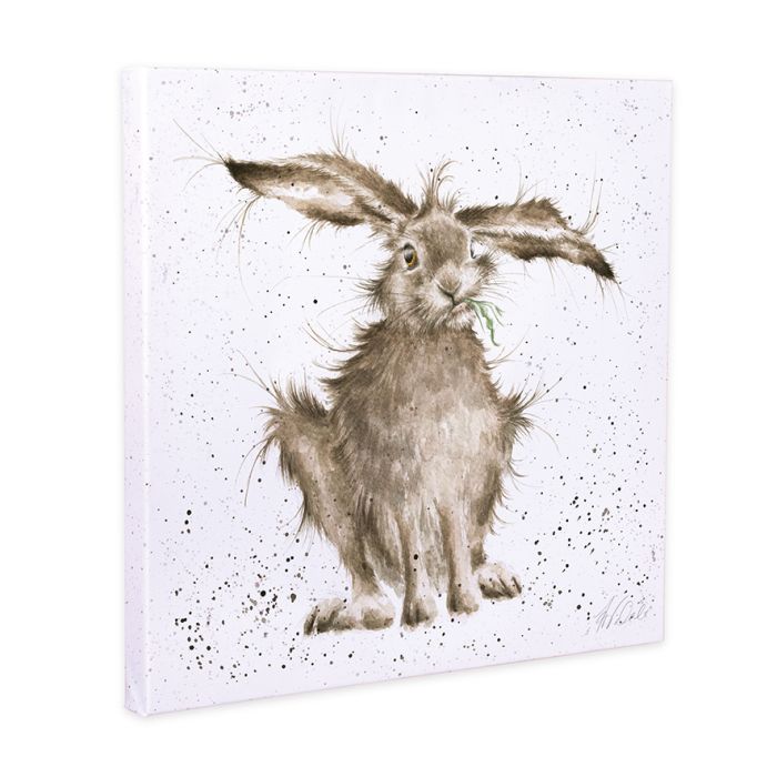 Wrendale Designs Small Canvas, 'Hare Brained' Hare
