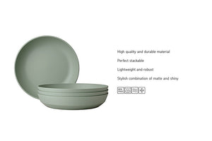 Mepal SILUETA Deep Plate, Nordic Sage
