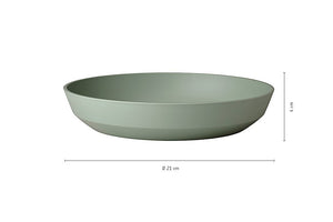 Mepal SILUETA Deep Plate, Nordic White
