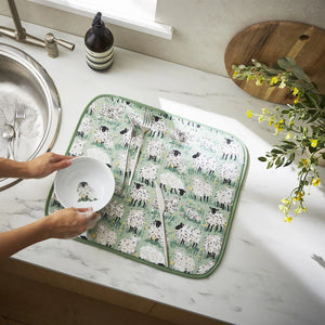 Ulster Weavers Dish Drying Mat, Woolly Sheep
