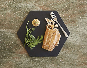 Epicurean Hexagon Tile Serving Board 9 x 8 Inch, Slate