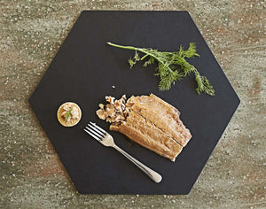 Epicurean Hexagon Tile Serving Board 17 x 14.5 Inch, Slate