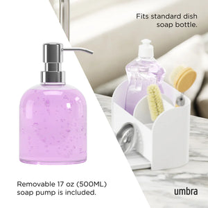 Umbra 'Sling' Sink Caddy with Soap Pump