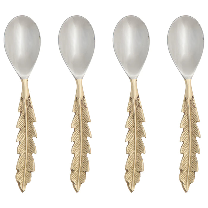 Danica Heirloom Spoons Set of 4, Plume Gold