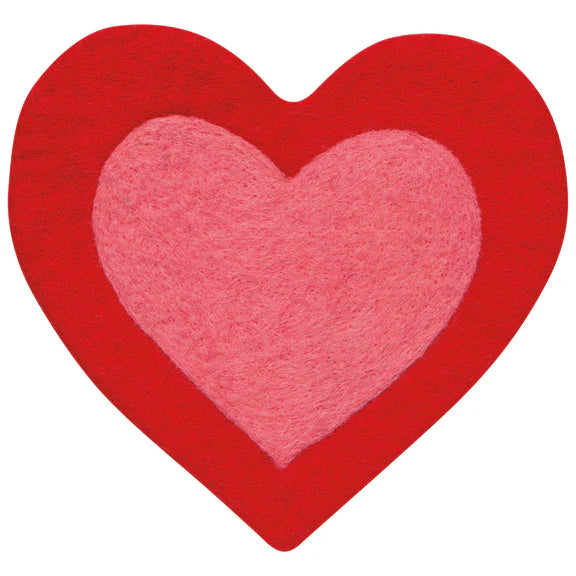 Danica Jubilee Wool Trivet Heart