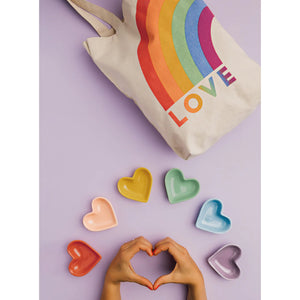 Danica Jubilee Individual Pinch Bowl, Color Parade Hearts (Assorted Colours)