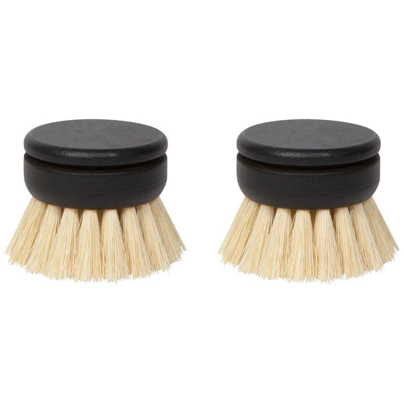 Danica Heirloom Sisal Bamboo Dish Brush Heads Set of 2