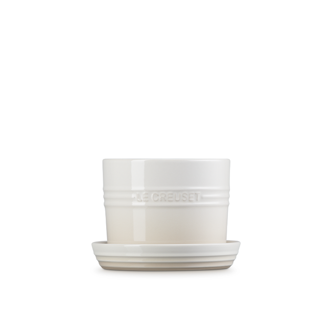 le creuset planter pot Le Creuset Herb Planter 14cm, Meringue – Kitchen Boutique Canada