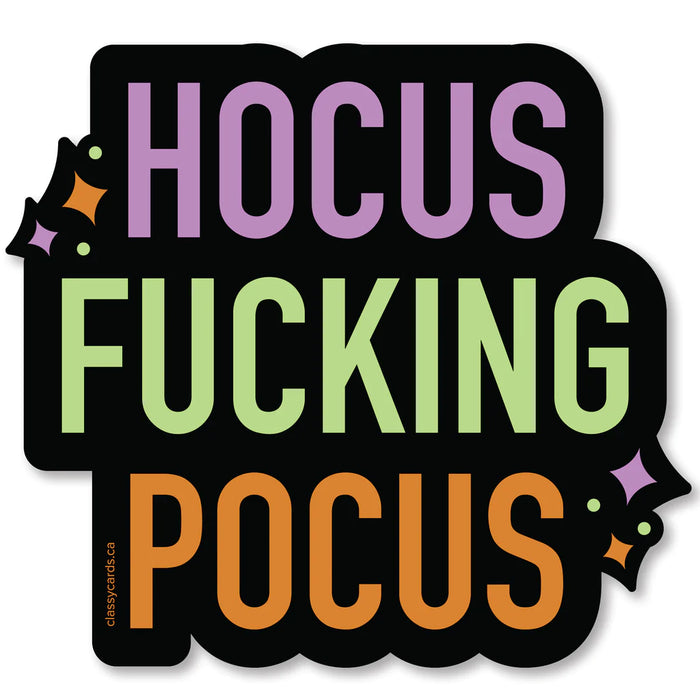 Classy Cards Vinyl Sticker, Hocus Pocus