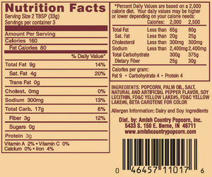 Amish Country Popcorn Individual Bag Microwave Popcorn, Hot n Spicy