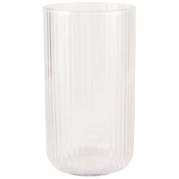 Danica Heirloom Clear Tall Fluted Glass 17oz