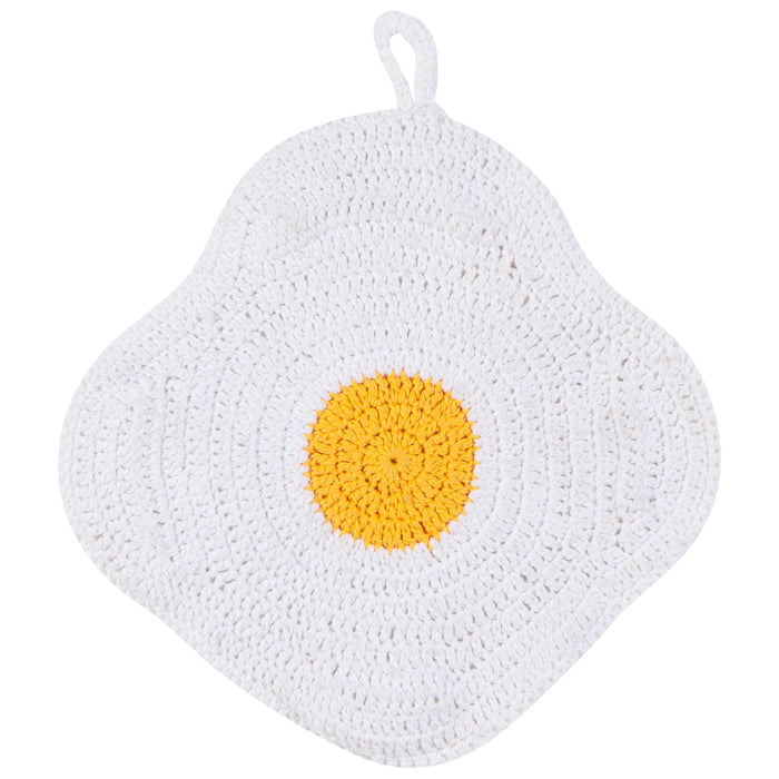 Danica Jubilee Crochet Trivet, Eggs