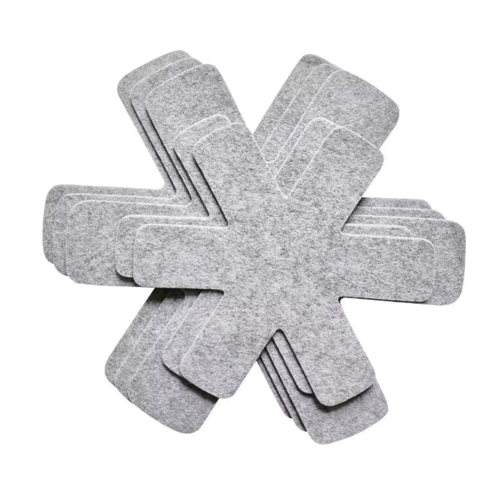Fox Run Cookware Protector Set of 5, Grey