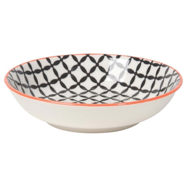Danica Now Designs Dip Bowl, Lattice Black