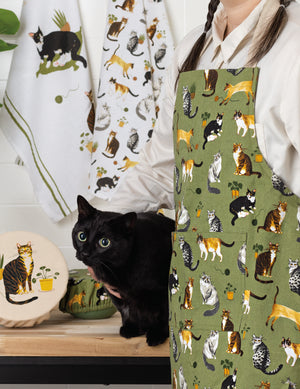 Danica Now Designs Apron Adult/Junior Petite, Cat Collective