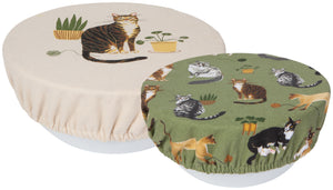 Danica Now Designs Bowl Covers Set of 2, Cat Collective