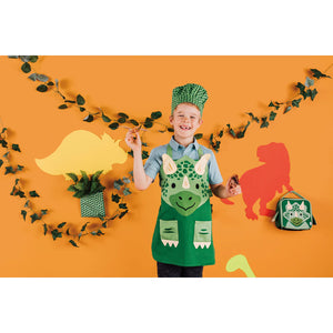 Danica Jubilee Apron Kids Daydream with Chef's Hat, Dino