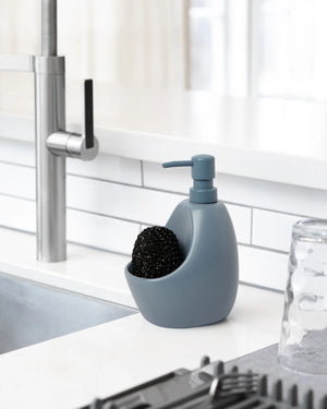 Umbra 'Joey' Soap Dispenser Pump & Scrubby, Slate Blue