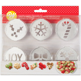 Wilton Holiday Cookie Press 6pc