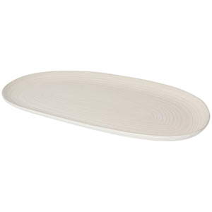 Danica Heirloom Oval Platter 15 Inch, Aquarius Oyster