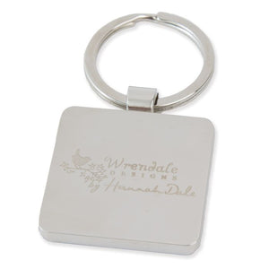 Wrendale Designs Keychain, 'Flowers' Giraffe